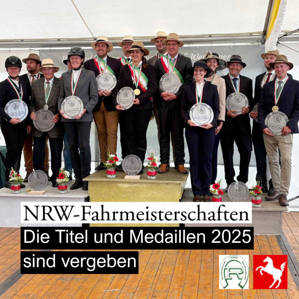Die NRW-Fahrmeisterschaften 2025 sind entschieden
